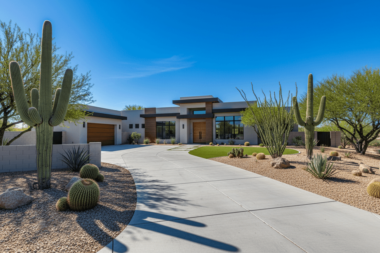 Modern Residential Driveway