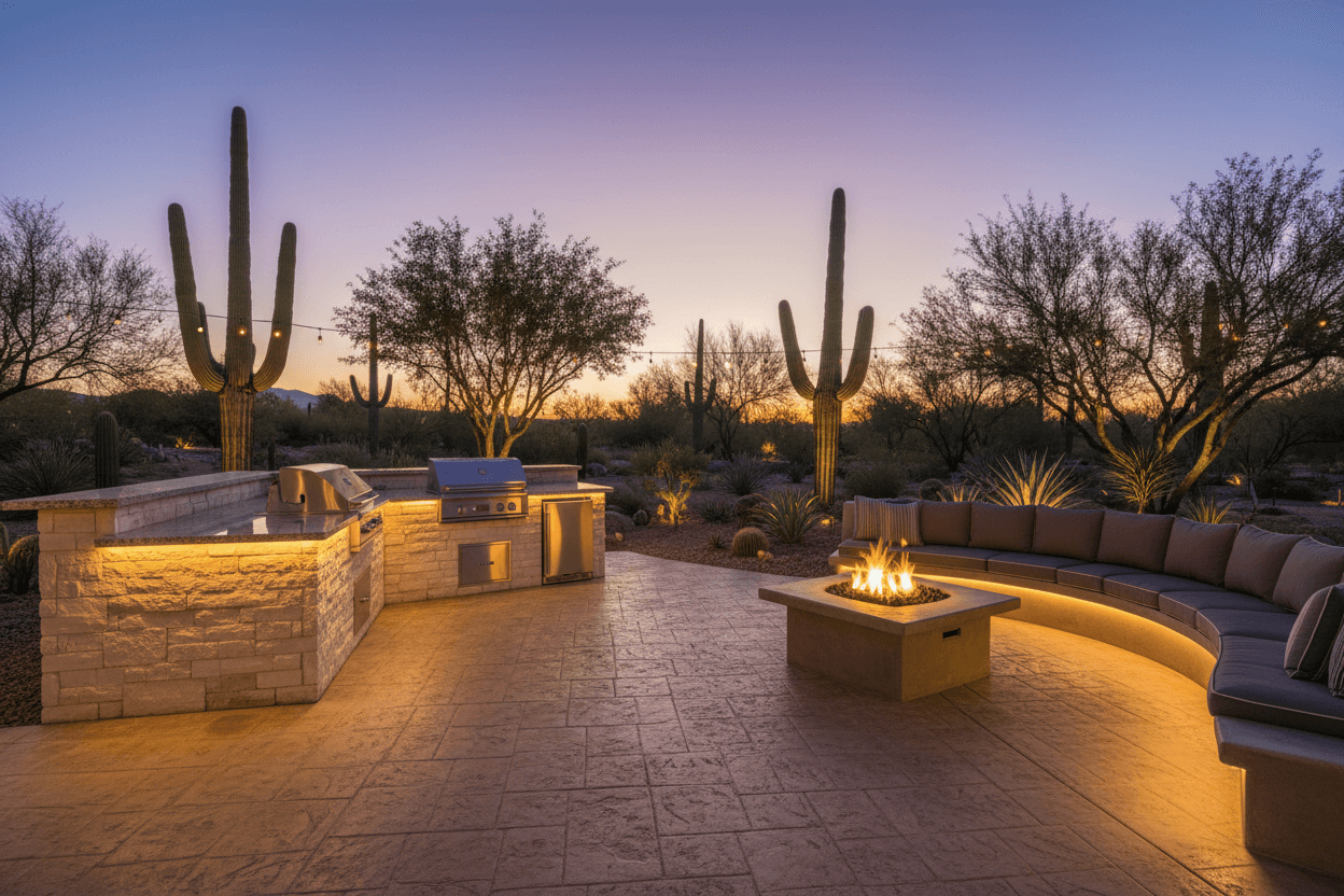 Luxury Backyard Patio