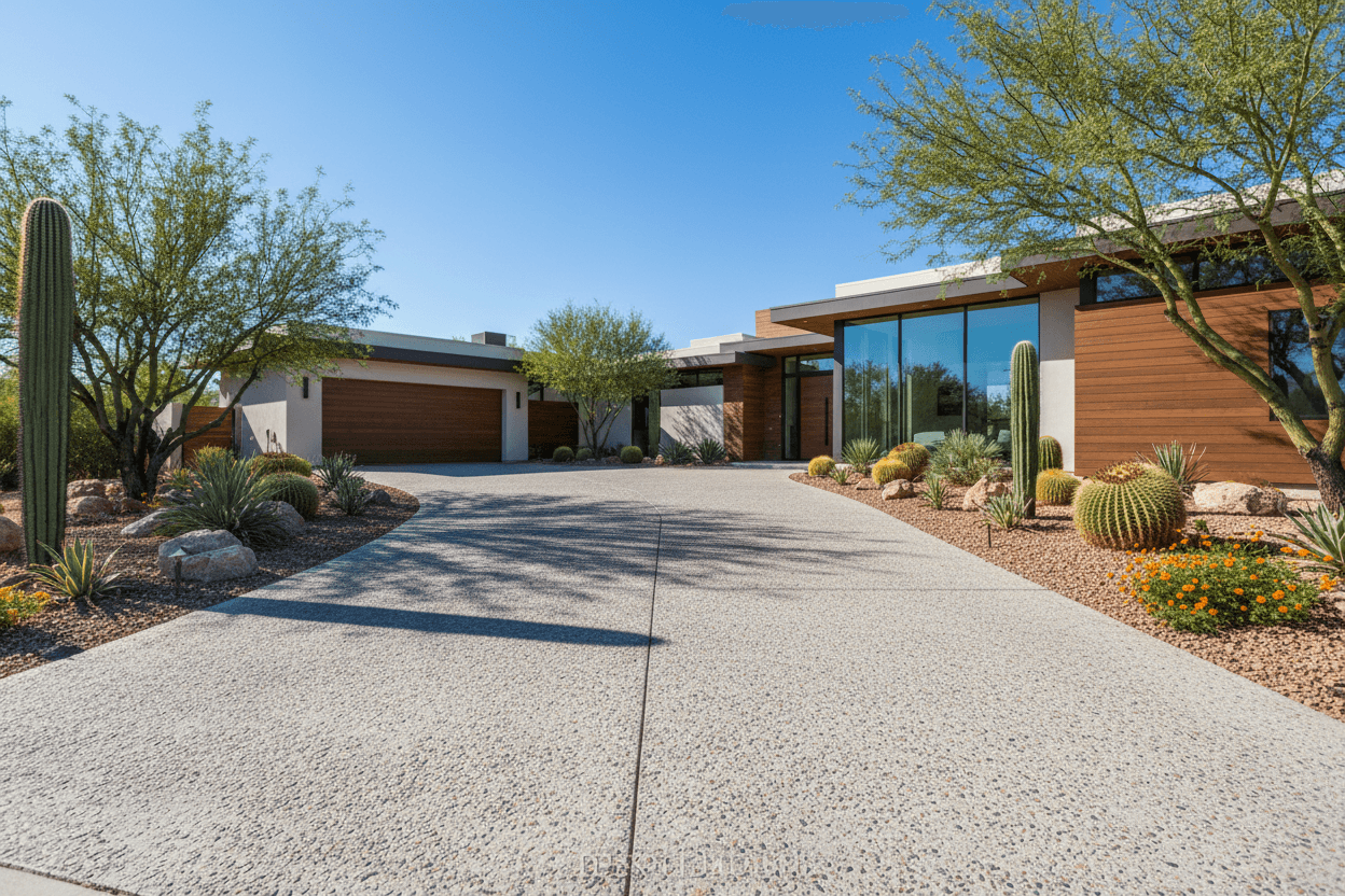 Exposed Aggregate Driveway